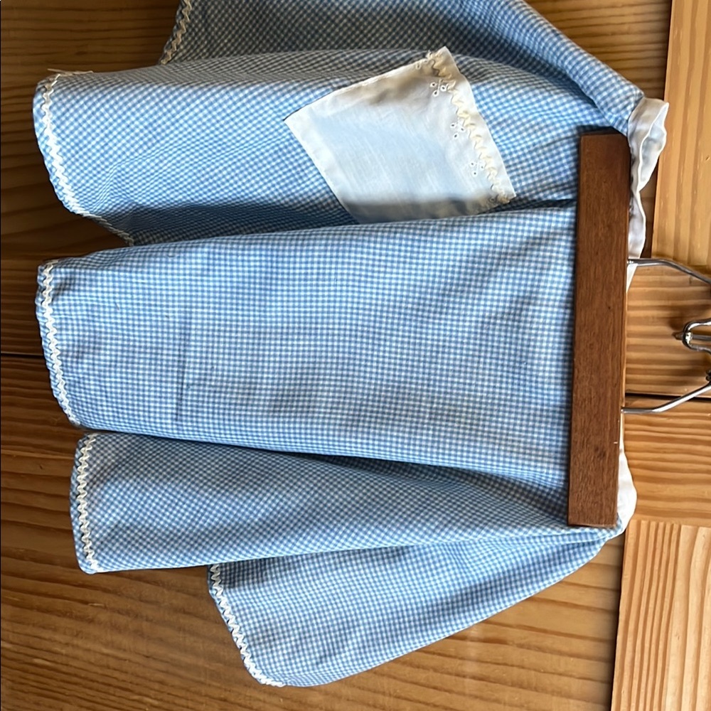 Blue Gingham Apron